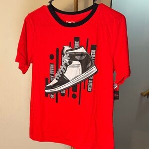 Red Graphic Kids Tee